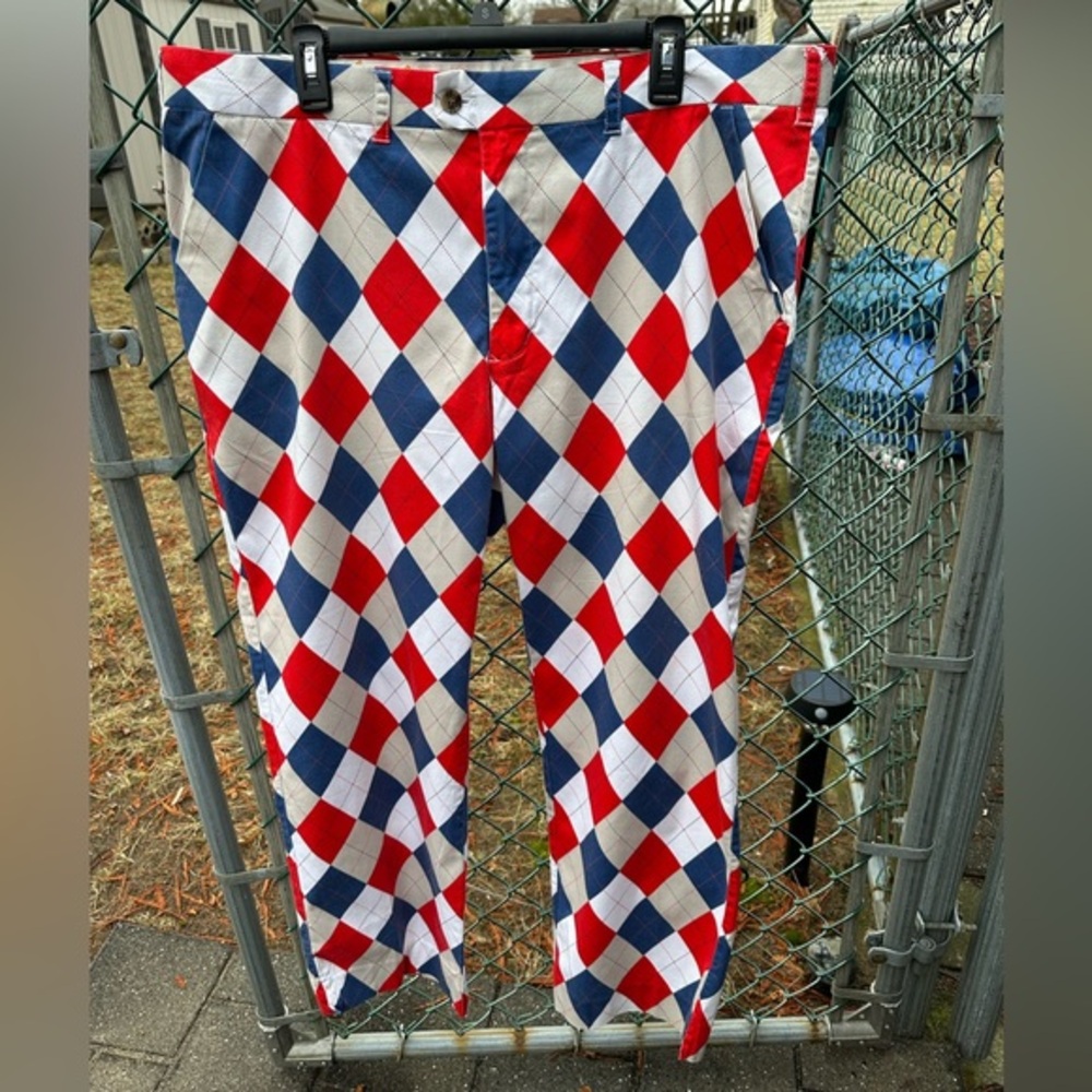 Loudmouth‎ Men’s Golf Pants, 42Wx30L (Dixie Pattern)